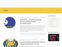 Tablet Screenshot of nauru-news.com
